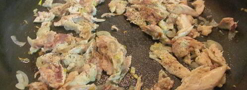 омлет с курицей и сыром. Шаг 6