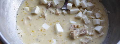 омлет с курицей. Шаг 3