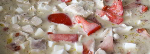 омлет с курицей. Шаг 4