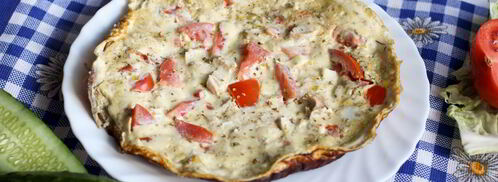 омлет с курицей. Шаг 6