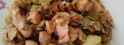 омлет с лососем. Шаг 5