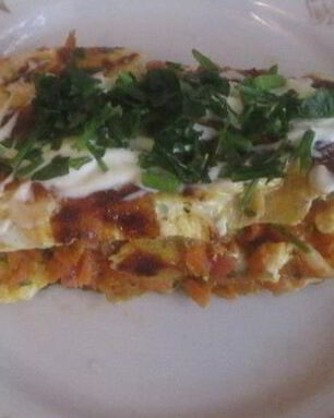 Омлет с морковью