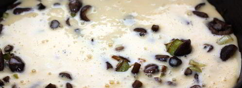 омлет с опятами. Шаг 6