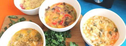 омлет с овощами времена года. Шаг 6