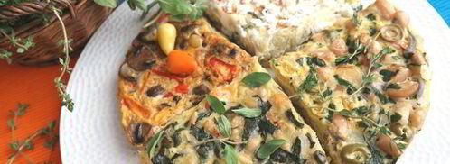 омлет с овощами времена года. Шаг 9