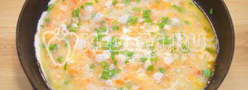 омлет с помидорами неаполитанский. Шаг 6