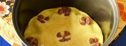 омлет с сосисками в мультиварке. Шаг 11