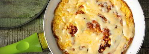 омлет с сыром на молоке. Шаг 6