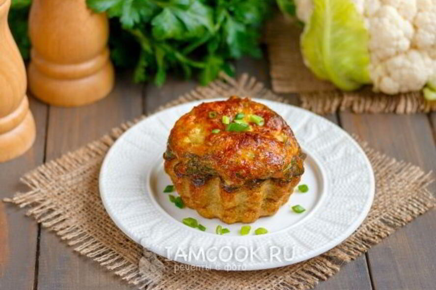 Рецепт омлет с цветной капустой в духовке