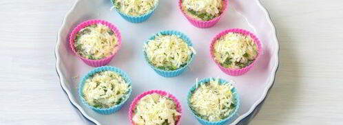 омлет с цветной капустой в духовке. Шаг 11