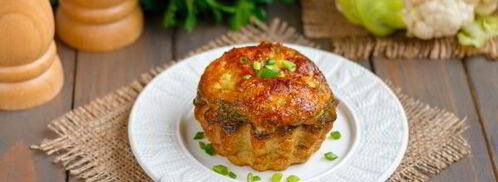 омлет с цветной капустой в духовке. Шаг 12