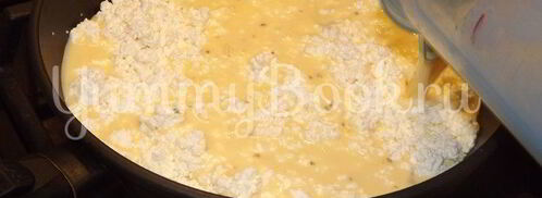 омлет с творогом. Шаг 4