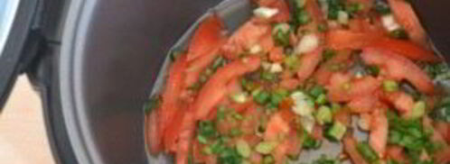 омлет с ветчиной в мультиварке. Шаг 4