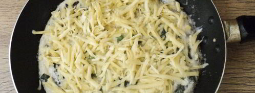 омлет с зеленым горошком. Шаг 8