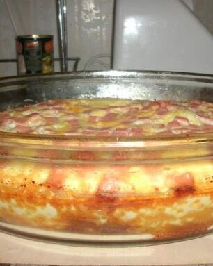 Омлет в духовке