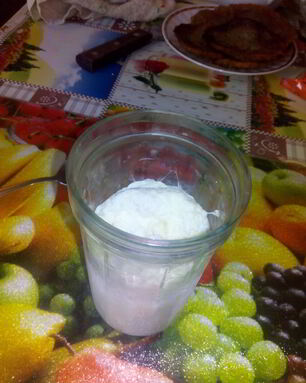 Омлет в стакане