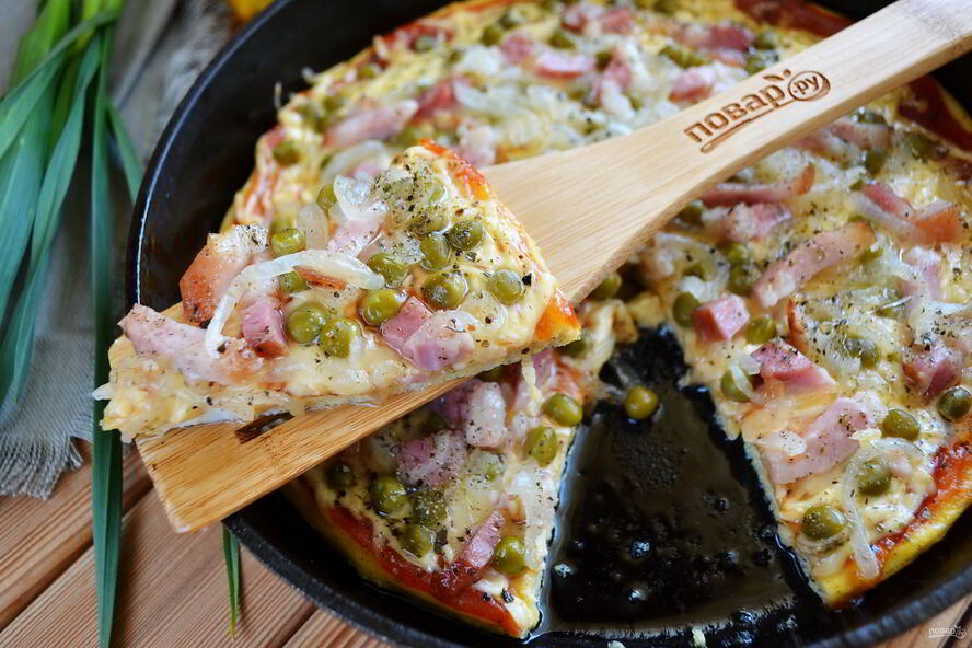 Рецепт омлет в стиле пиццы