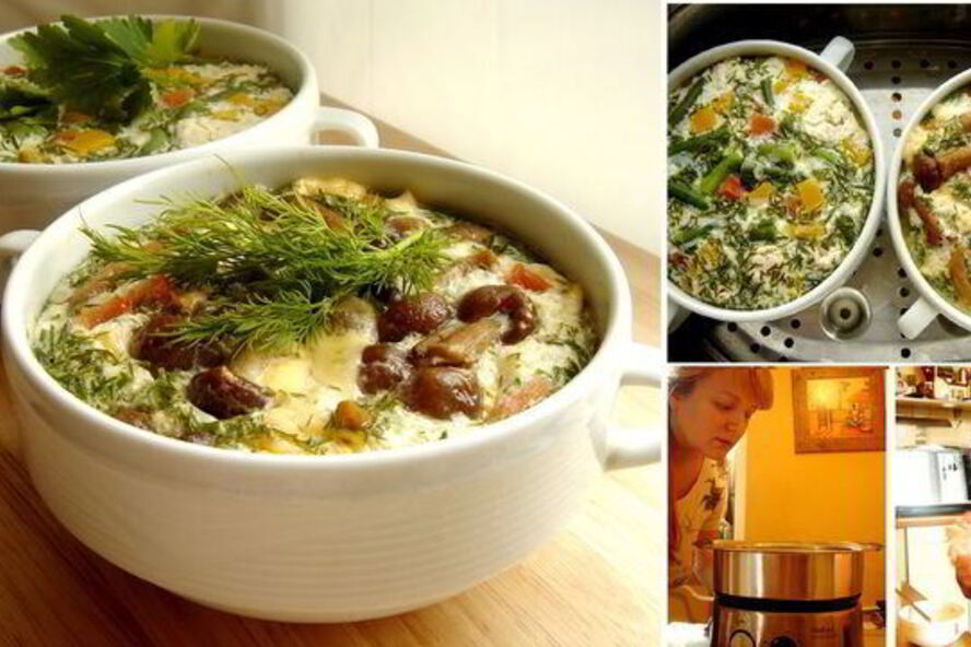 Рецепт паровые омлеты