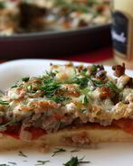 Пицца-омлет Болоньезе