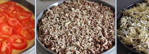 пицца-омлет болоньезе. Шаг 4