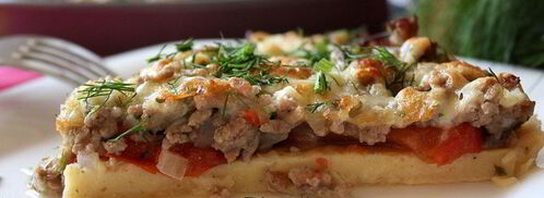 пицца-омлет болоньезе. Шаг 7