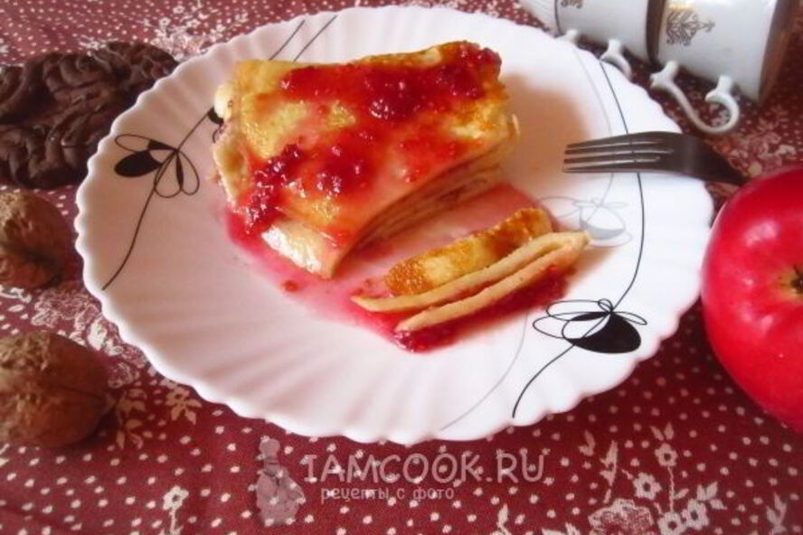 Рецепт сладкий омлет с манной крупой