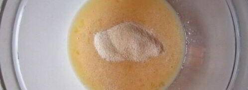 сладкий омлет с манной крупой. Шаг 4