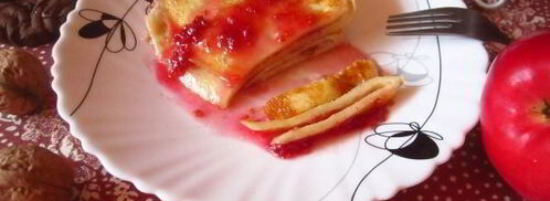 сладкий омлет с манной крупой. Шаг 7