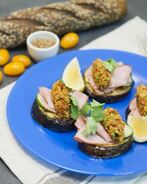 Овощная закуска с ветчиной