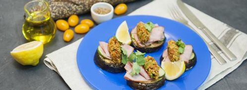 овощная закуска с ветчиной. Шаг 3