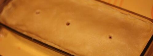 мясной пирог паштет в коре. Шаг 10