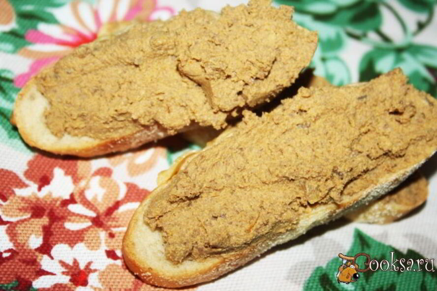 Рецепт паштет из говяжьей печени с овощами