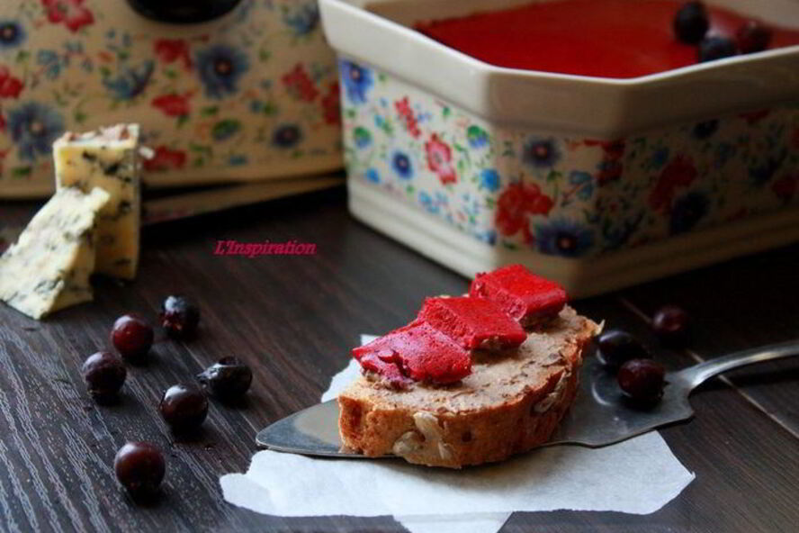 Рецепт паштет из куриной печени под пикантным мармеладом