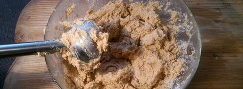 паштет из курицы с голубым сыром, инжиром и орехами. Шаг 5