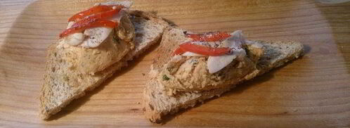 паштет из курицы с голубым сыром, инжиром и орехами. Шаг 9