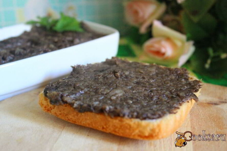 Рецепт паштет из лесных грибов с гречневыми хлопьями