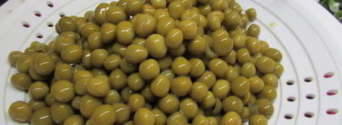 паштет из печени трески с зеленым горошком. Шаг 3