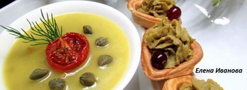 паштет из печени трески с зеленым горошком. Шаг 8