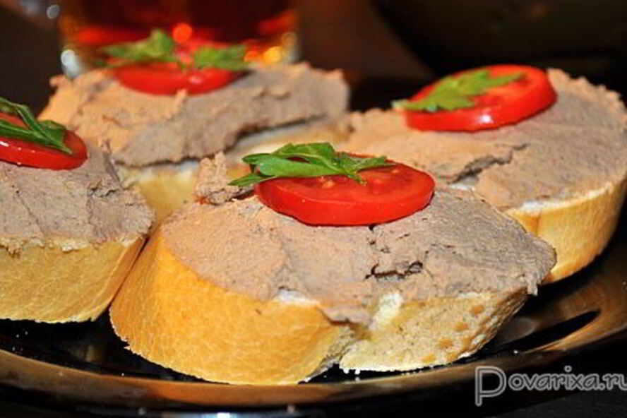 Рецепт паштет из телячьей печени