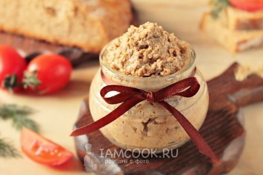 Рецепт паштет из вареной говяжьей печени