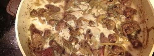 печеночный паштет с клюквенно-мятным желе. Шаг 3