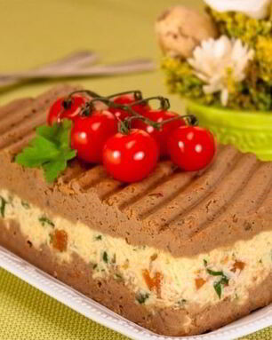 Печеночный паштет с сыром