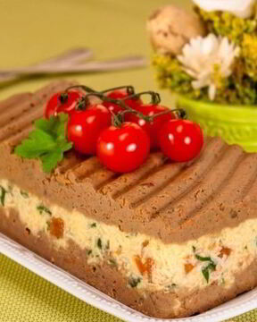 Печеночный паштет с сыром