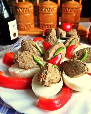 Печеночный паштет яичный