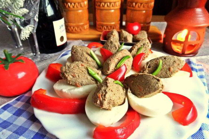 Рецепт печеночный паштет яичный