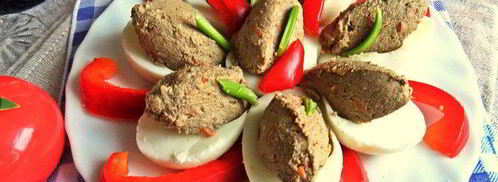 печеночный паштет яичный. Шаг 14