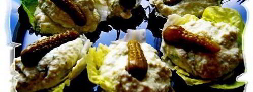 яичный паштет с корнишонами. Шаг 5