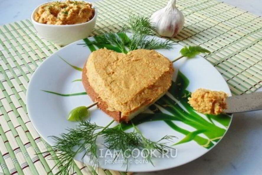 Рецепт яичный паштет