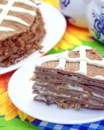 Блинный торт с печенью