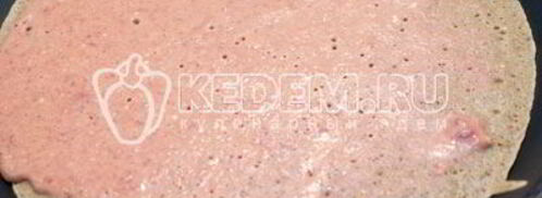 блинный торт с печенью. Шаг 6